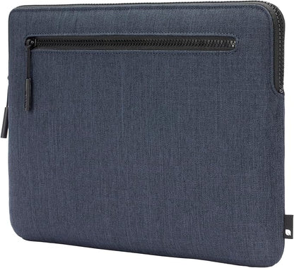 Incase Compact Laptop Sleeve with Woolenex - 14" MacBook/Laptop and iPad/Tablet Sleeve, Computer Case and Cover, Lightweight, Weather Resistant, with Slip Pocket for Accessories - Heather Navy