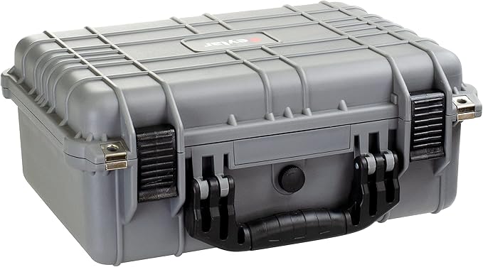 Eylar Standard 16" Gear, Equipment, Hard Camera Case Waterproof with Foam TSA Standards