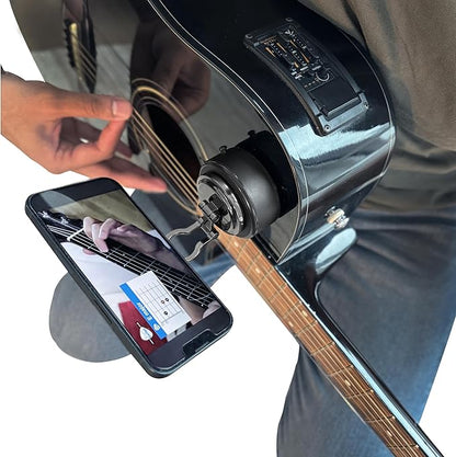 Strum Screen Guitar Phone Mount – Hands-Free Phone Holder with Vacuum Suction for Guitar – Perfect for Watching Tutorials & Tabs – Universal Fit for Guitar Players