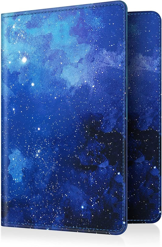 FINTIE Passport Holder, Slim Travel Wallet RFID Blocking Card Case Cover Passport Cover Protector Essentials with Credit Card Slots for Women/Men