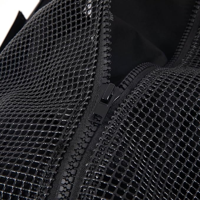 Heavy Duty Large Diving Gear Mesh Bag, Scuba and Snorkeling Gear Mesh Duffle Bag, Large Mesh Travel Duffel Bag, Mesh Beach Bag (With Pocket, 30-inch)