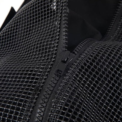 Heavy Duty Large Diving Gear Mesh Bag, Scuba and Snorkeling Gear Mesh Duffle Bag, Large Mesh Travel Duffel Bag, Mesh Beach Bag (With Pocket, 30-inch)