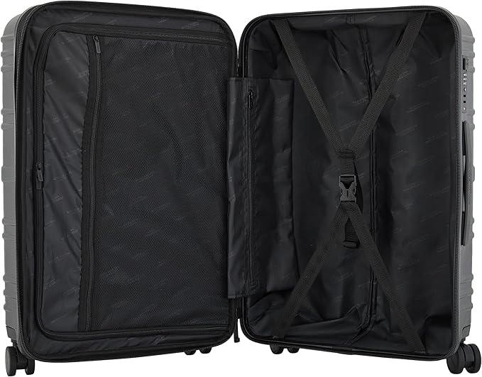 SCOTCH & SODA Rotterdam Expandable Hardside Luggage, Black, 3 Piece Set