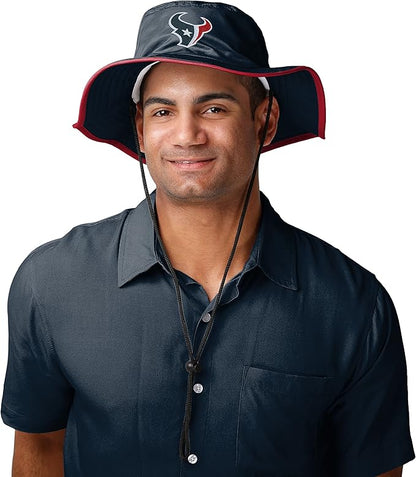 NFL Solid Team Color Logo Sport Outdoor Sun Bucket Boonie Hat