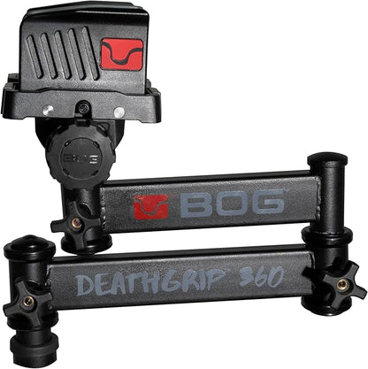 BOG DeathGrip 360 Chair with Lightweight Aluminum Construction, 4 Extendable Legs, DeathGrip Universal Gun Rest, 360 Adjustable Pivoting Seat, and Hands-Free Use During Hunting, Shooting, and Outdoors