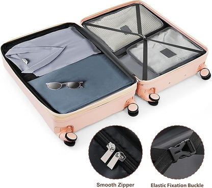 Hardside Suit case with Spinner Wheel Lightweight TSA Lock