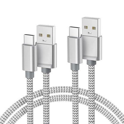 Basesailor for iPhone 17 16 Pro Max Charger Cord,USB to USB C Cable 6.6FT/2Pack,Type C Charging Power Cord for Apple 15 iPad 10 Air 4 5,Samsung Galaxy S25 S24 S23 S22 Plus Ultra,A52 A53 A54,Pixel 9 8