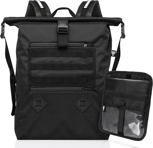 Xtreme Sight Line ~ AQUA RT Large Water-Proof Faraday Backpack/Small LITE Faraday Bag Combo ~ Tracking/Hacking Defense ~ Stone