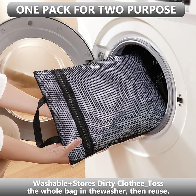 8 Set Packing Cubes for Travel, Anti-Tearing Suitcase Organizer for Luggage with Shoe & Hanging Toiletry Bag,Gifts for Women Mom,OlarHike Vacation Essentials & Accessories for Cruise Ship,Ink