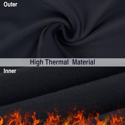 2 Pack Winter Neck Gaiter Warmer for Men&Women,Windproof Face Cover Fleece Face Mask Scarf for Cold Weather Sport