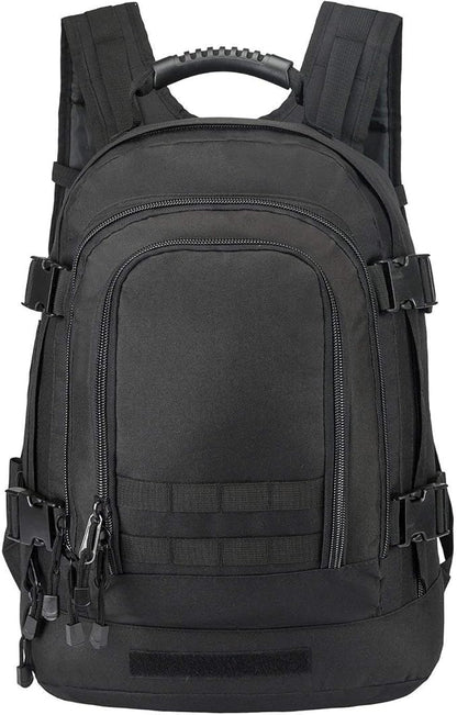 Greencity Laptop Backpacks Tactical 3 Day Expandable Bug Out Bag Classic Case Travel Hiking，Black
