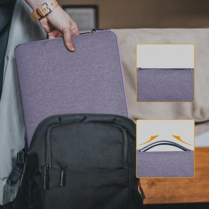 14 Inch Laptop Sleeve Case for HP Chromebook/Stream/Pavilion Plus 14, Lenovo IdeaPad, ASUS Vivobook Go, Dell Latitude Computer Bag, Ultra Violet
