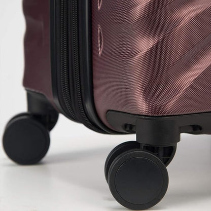 DELSEY PARIS Alexis Hardside 3-Piece Set, Expandable Luggage with 4 Spinner Wheels, Lightweight Suitcase, 21" Carry-On, 25" Checked Medium, 29" Checked Large, Burgundy