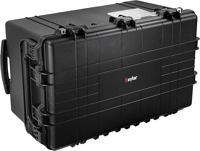 Eylar XXXL 32" Transport Roller Gear, Camera, Tools, Equipment Hard Case Waterproof w/Foam (Black)