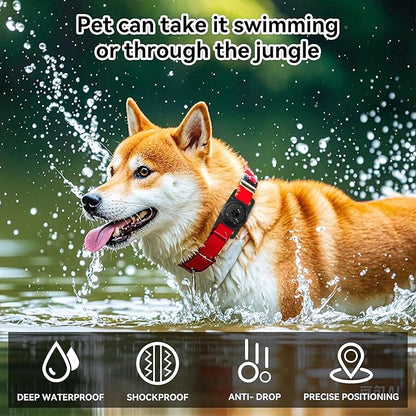 for Airtag Dog Collar Holder 2 Pack,Waterproof cat Collar Holder for Apple AirTag, Silicone Air Tags Case for Cat Dog Collars(Navy&Black)