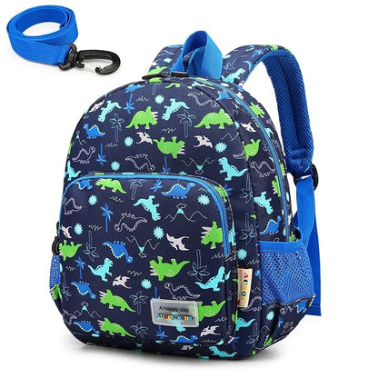willikiva 3D Dinosaur Backpack Toddler Backpacks for Boys and Girls Kids Backpack Waterproof Preschool Safety Harness Leash (Green Dinosaur)