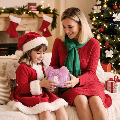 Stocking Stuffers for Kids Girls Christmas Gifts - Birthday Gifts for 2 3 4 5 6 7 8 Year Old Girls, Initial Crossbody Bag Letter Belt Bag Pink Fanny Pack Sling Bags Purse for Girl Kids, Pink A