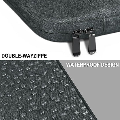 Laptop Sleeve 14 Inch, Water Resistant Traveling Computer Cover with Handle, Shockproof Protective Carrying Laptop Case Compatible for 14 Inch MacBook Air/Pro, HP, Dell, Lenovo, Darkgrey