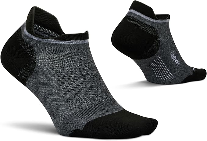 Feetures Elite Golf Max Cushion Tab Ankle Socks - Sport Sock with Targeted Compression