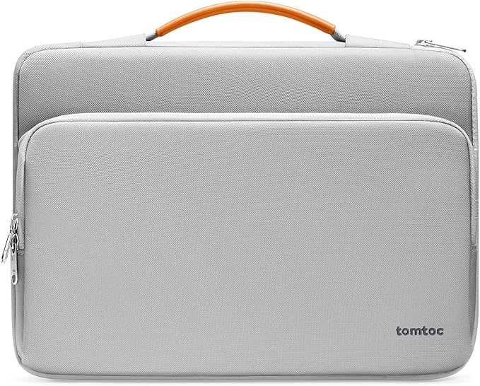 tomtoc 360 Protective Laptop Carrying Case compatible with 14-inch MacBook Pro M5/M4/M3/M2/M1 Pro/Max A3434 A3112 A3401 A3185 2025-2021, 12.9-13 Inch iPad Pro/Air, Water-Resistant Accessory Sleeve Bag