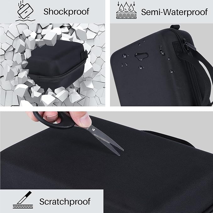 Storage Case Compatible with Canon EOS Rebel T7 / T7i / R100 / R50 / R5 / R6 Mark II / R7 / R8 / 90D / 5D Mark IV Camera
