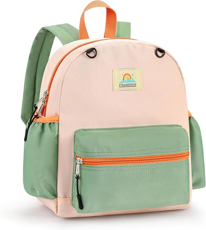 STEAMEDBUN Toddler Backpack for Girls 2-4: Kids Backpack Boys Girls - Preschool Kindergarten Daycare Backpacks - 12 inch