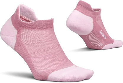 Feetures Elite Max Cushion No Show Tab Ankle Socks - Sport Sock with Targeted Compression
