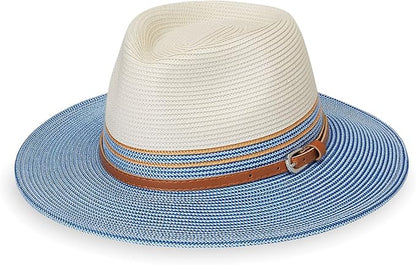 Wallaroo Women’s Kristy Fedora– UPF 50+ UV Protection | Wide Brim, Packable & Adjustable |Petite or Medium