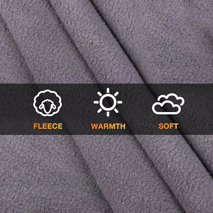 DUKUSEEK Hooded Stadium Blanket for Kids, Small Waterproof Outdoor Blankets with Fleece Linner, Kids Outdoor Wearable Blanket for Sporting Events, Camping, Picnic, Games, Stadium, 56x28