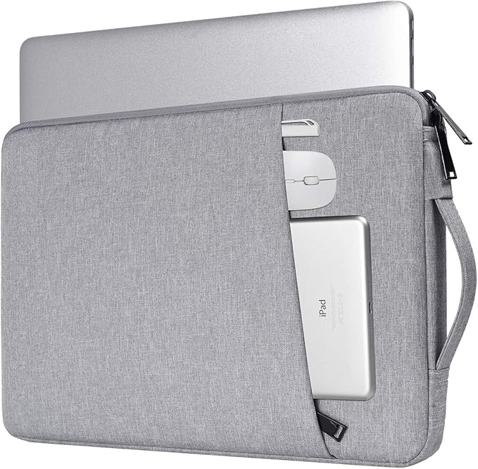 14 inch Chromebook Case Sleeve for HP Stream 14/ Chromebook x360/Elitebook/Omnibook 14, Lenovo Yoga/IdeaPad, Dell Inspiron Carrying Bag, Light Grey