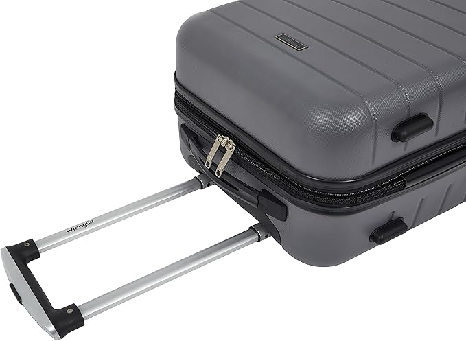 Wrangler 20" Smart Spinner Carry-On Luggage With USB Charging Port