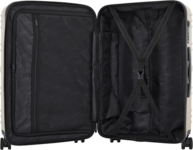 SCOTCH & SODA Rotterdam Expandable Hardside Luggage, Travertine, 3 Piece Set