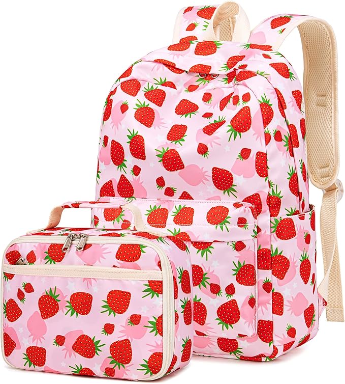 CAMTOP Backpack for Kids, Boys Girls Preschool Backpacks with Lunch Box Toddler Kindergarten School Bookbag Set