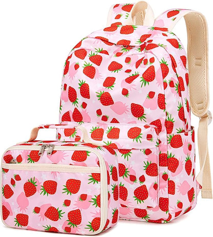 CAMTOP Backpack for Kids, Boys Girls Preschool Backpacks with Lunch Box Toddler Kindergarten School Bookbag Set