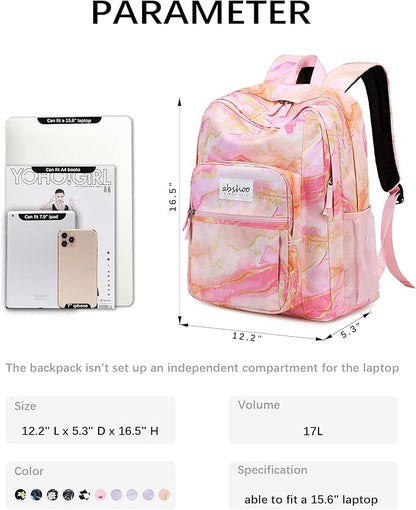 abshoo Classical Basic Travel Backpack For School Water Resistant Bookbag
