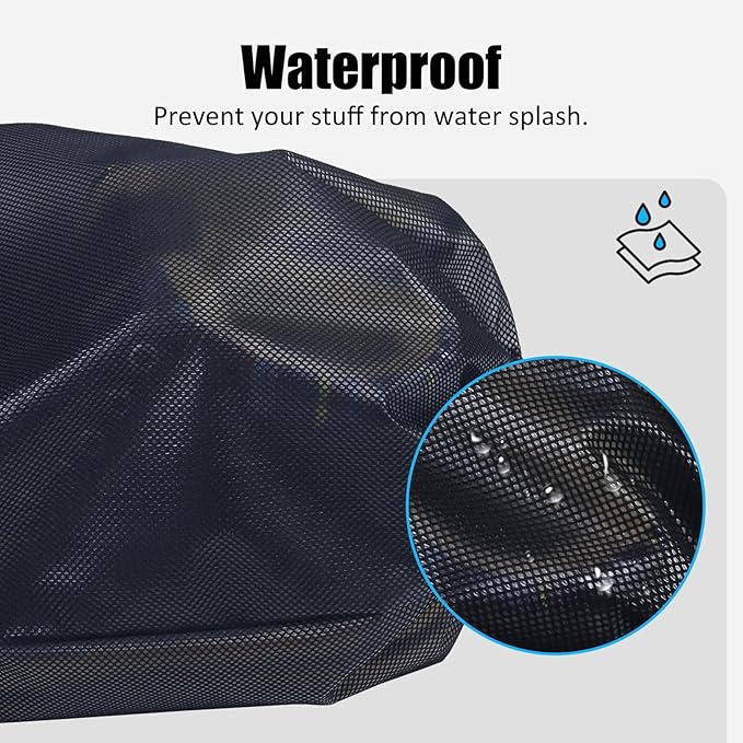 Gloppie Shoe Bags for Travel, (2-Pack) Shoe Storage Bag with Drawstring, Packing Organizer for Sneakers, Gym, Luggage, Closet, Weekender Overnight Travel Essentials, Grey