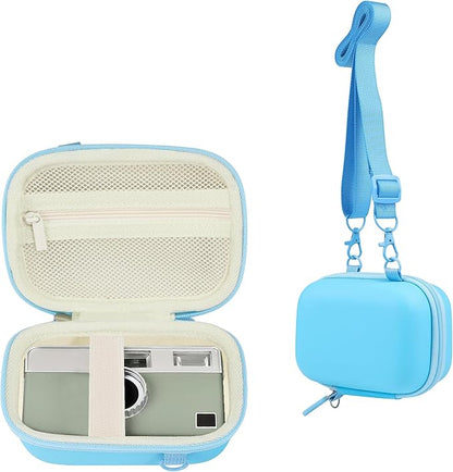 Leayjeen Digital Camera Case Compatible with KODAK EKTAR H35 H35N Half Frame Film Camera，Storage Holder Organizer for Kodak Ultra F9 M35 M38 Paper Shoot Camera-Bule (Case Only)