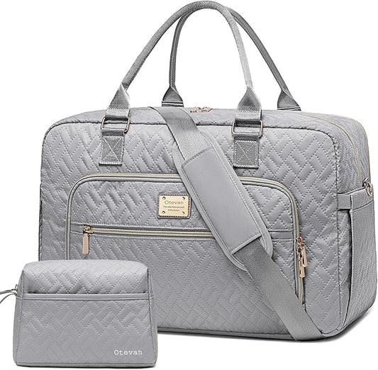 Gym Bag for Women,Travel Duffle Bag for Women,Weekender Overnight Bag with Wet Pocket,Carry On Bag with Toiletry Bag