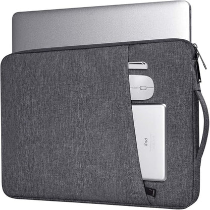 15.6 Inch Laptop Sleeve for Dell Inspiron 15, HP Pavilion, Acer Aspire/Chromebook, ASUS VivoBook Go, HP Lenovo Samsung Laptop Notebook Case, Space Grey