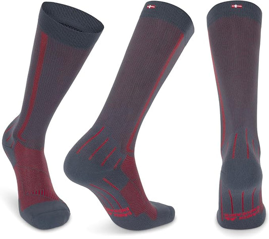 DANISH ENDURANCE 21-26 mmHg Compression Socks | Graduated Support & Faster Recovery | Running & Travel | Unisex 1 Pack