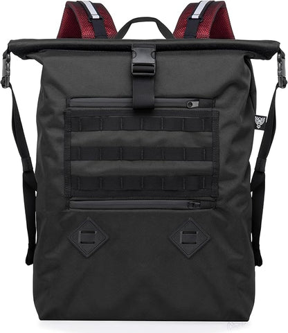 Xtreme Sight Line ~ AQUA RT ~ Large Water-Proof Faraday Backpack for Laptops, Tablets, and Mid-Size Electronics ~ Tracking/Hacking Defense ~ Red