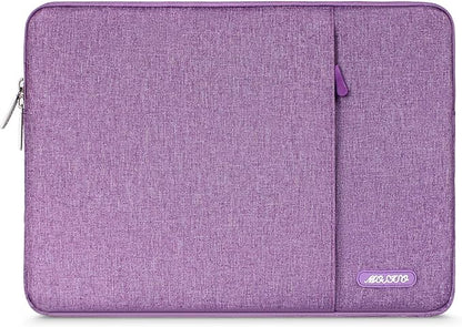 MOSISO Laptop Case 14 inch, 14 inch Laptop Sleeve Compatible with HP Lenovo Dell ASUS Acer, HP Stream, Dell Latitude, Lenovo IdeaPad, Polyester Vertical Computer Sleeve Bag with Pocket, Ultra Violet