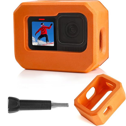 FitStill Soft Floaty Foam Case for Go Pro Hero 13/12/11/10/9 Black,Snorkeling,Surfing,Free diving,Wakeboarding Protective Cage Housing Shell Cover Hero13/12/11/10/9 Black Action Camera Accessories Kit
