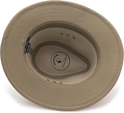 Panama Jack Original Canvas Safari Men's Sun Hat, 2 1/2" Brim, UPF (SPF) 50+ Sunhat Protection