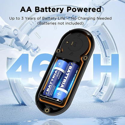 Item Finders Dual System Tracker[No Monthly Fee] Compatible with iOS and Android Air Tags Item Locator Help You Track Your Keys, Wallet, Luggage, Backpack and More(Batteries Not Included)