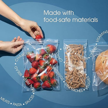 Spartan Industrial - 6” X 9” (1000 Count) 2 Mil Clear Reclosable Zip Plastic Poly Bags with Resealable Lock Seal Zipper