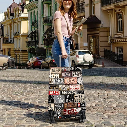 Travel Luggage Cover Suitcase Protector Fits 18-32 Inch Luggage Wheel Covers Patterned Travel Related Items Flower Luggage Protector Elastic Anti-scratch Suitcase Cover M