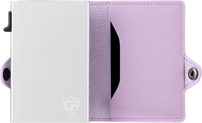 Conceal Plus Small RFID Wallet for Women, Slim RFID Blocking Credit Card Holder Womens Wallet, Smart Pop Up Minimalist Card Case, Holds 4-6 Cards Plus Cash & ID, Compact Travel Wallet 3.25"x2.5"x.5