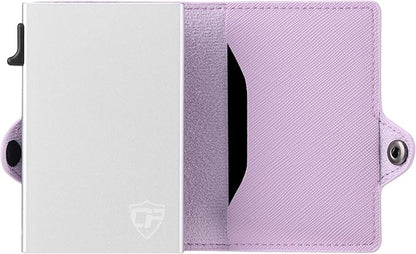 Conceal Plus Small RFID Wallet for Women, Slim RFID Blocking Credit Card Holder Womens Wallet, Smart Pop Up Minimalist Card Case, Holds 4-6 Cards Plus Cash & ID, Compact Travel Wallet 3.25"x2.5"x.5