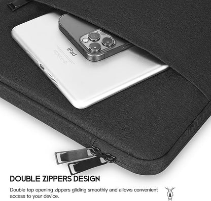 17.3 inch Laptop Sleeve Case for HP 17 inch Laptop/Envy 17 / Pavilion 17, ASUS Vivobook 17, Acer Aspire 17, Dell Inspiron 17, Lenovo Ideapad 17, Water-Resistant Computer Bag with Accessory Pocket